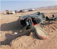  إصابة 5 أشخاص في انقلاب سيارة ملاكي بصحراوي قنا