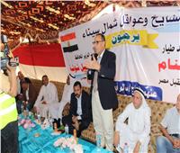 الغنام: لا مساس بالأراضي الخاصة بالمواطنين في شمال سيناء