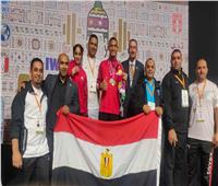 عبدالرحمن حسين ومريم خالد يحرزان 4 ميداليات في بطولة العالم لرفع الأثقال للشباب