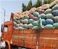 ضبط سيارة محملة بـ 35 طنا من محصول القمح دون تصريح في المنيا