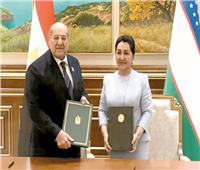 رئيس الشيوخ يبحث تعزيز التعاون مع أوزبكستان
