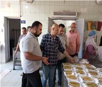 نقل مشرفي الأغذية خارج مستشفى ه‍هيا وإعدام الأغذية لعدم مطابقتها للمواصفات