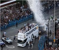 ريال مدريد يحتفل بلقب دوري الأبطال مع جماهيره