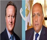 وزير الخارجية  يتلقى اتصالاً من نظيره البريطاني