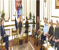 الفريق أول محمد زكي القائد العام للقوات المسلحة يلتقي منسق الشرق الأوسط وشمال أفريقيا لمجلس الأمن القومي الأمريكي