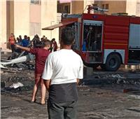 الحماية المدنية تسيطر على حريق اندلع بأحد منافذ «أمان» بأكتوبر