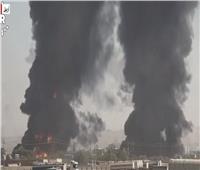حريق هائل في مصفاة نفط ببلدة الكوير جنوب غرب أربيل بالعراق | فيديو
