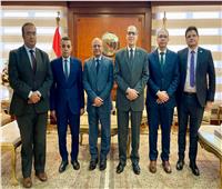 رئيس هيئة النيابة الإدارية يستقبل رئيس إنفورماتيك للحلول التكنولوجية