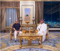 ولي العهد السعودي يلتقي الرئيس عبد الفتاح السيسي في مشعر منى