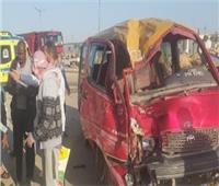 إصابة 4 أشخاص في حادث تصادم بطريق إسكندرية الصحراوي