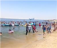شواطئ الإسماعيلية كاملة العدد في ثالث أيام عيد الأضحى 