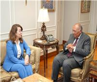 وزير الخارجية يلتقي بالمُديرة التنفيذية لمكتب الأمم المتحدة المعني بالمخدرات والجريمة