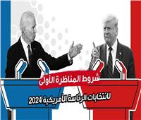 تعرف على شروط المناظرة الأولى بانتخابات الرئاسة الأمريكية | فيديوجراف
