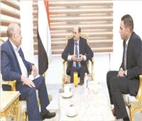 علاقاتنا مع مصر متجذرة  والرئيس السيسى أكبر الداعمين لليمن
