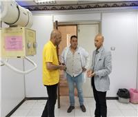وكيل وزارة الصحة بالشرقية يتفقد مستشفى منيا القمح المركزي