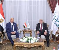 رئيس مجلس الدولة  يستقبل رئيس المحكمة الدستورية العليا