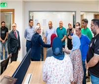 وزيرة البيئة تتابع سير العمل وبحث سبل تطويره 