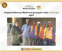 «العمل»: حصر وتسجيل العمالة غير المنتظمة بمشروعات أسوان 