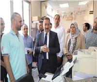 محافظ المنوفية يفاجئ الشهر العقاري والتأمينات الاجتماعية والمعاشات