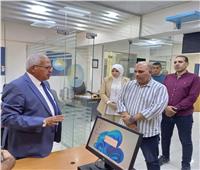رئيس شركة مياه المنوفية يتفقد مركز خدمة العملاء بفرع شبين الكوم