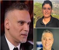 توافد المعزين على سرادق عزاء المنتجين الثلاثة بقريتهم في الغربية.. صور