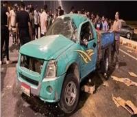 بالأسماء.. إصابة 3 أشخاص في انقلاب سيارة ربع نقل بطريق طنطا كفرالشيخ الدولي