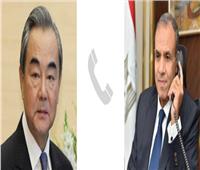 اتصال هاتفي بين وزير الخارجية ونظيره الصيني