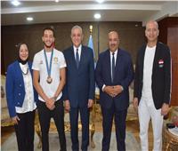 محافظ الغربية يكرم البطل الأولمبي محمد السيد الحائز على برونزية باريس 2024 