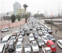 الحالة المرورية.. كثافة نسبية في ميدان عبد المنعم رياض