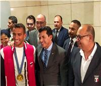وزير الرياضة للأبطال: رفعتم علم مصر واستحققتم تهنئة القيادة السياسية