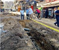 متابعة للمشروعات الجارية بقطاع مياه الشرب والصرف الصحي بأسوان 