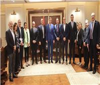 وزير الزراعة يبحث مع أعضاء الغرفة التجارية الألمانية التعاون المشترك