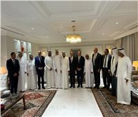 وزير الخارجية يعقد اجتماعاً مع المستثمرين الإماراتيين ويؤكد علي تعزيز العلاقات الاقتصادية والتجارية بين البلدين
