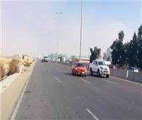 إعادة حركة المرور بطريق شبرا بنها الحر بعد حادث انقلاب ميكروباص
