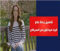 فيديوجراف| تفاصيل رحلة علاج كيت ميدلتون من السرطان