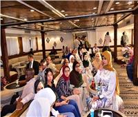 استقبال الرحلة النيلية للفائزين في المشروع الوطني للقراءة في الموسمين الأول والثاني بالأقصر