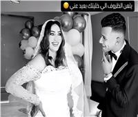 رغم حبسه.. زوجة عصام صاصا تحتفل بعيد جوازهما الثالث وعيد ميلاده | صور