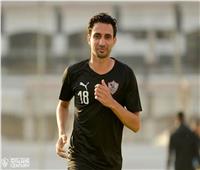أيمن حفني يحضر مران الزمالك لمؤازرة الفريق قبل السوبر الأفريقي 