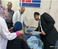 «وكيل صحة الشرقية» يطمئن على الحالات المصابة بـ«النزلات المعوية»