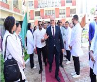 النعماني يفتتح مبنى المعامل المركزية بكلية طب سوهاج