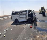 مصرع شخص وإصابة 7 في انقلاب ميكروباص بالجيزة