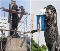 «أسود قصر النيل».. جدل غير محسوم حول الطلاء