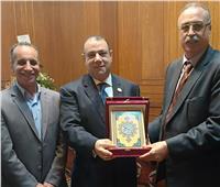 رئيس نادي قضاة طنطا يستقبل وفد لجنة نقابة الصحفيين