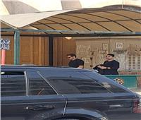 هنادي مهنا وطارق صبري بجنازة والدة مي عز الدين