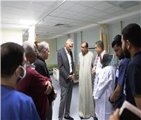 محافظ أسوان يتفقد مستشفى كوم أمبو الجديد ويوجه بتجهيز قسم الغسيل الكلوي 