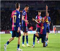 انطلاق مباراة برشلونة ولاس بالماس في الدوري الأسباني