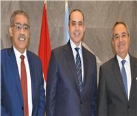  «فوزي» و«رشوان» يستعرضان جهود تعزيز المشاركة السياسية وحقوق الإنسان بجنيف
