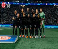 انطلاق مباراة فرانكفورت وليون في الدوري الأوروبي