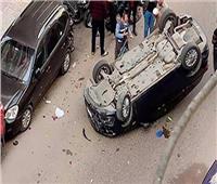 إصابة 4 أشخاص في انقلاب سيارة ملاكي بالصحراوي الغربي جنوب المنيا