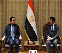 وزير الرياضة يستقبل رئيس الاتحاد العربي والآسيوي للرجبي